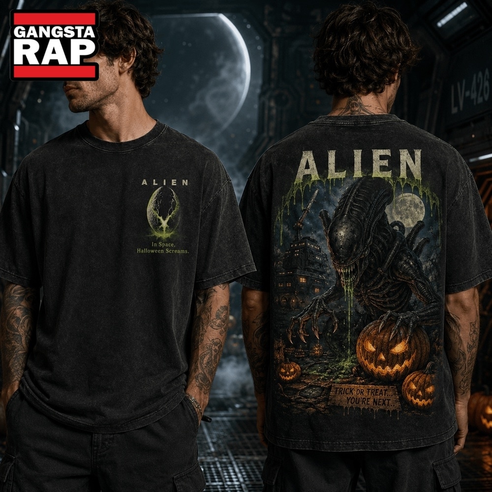 Alien Halloween In Space, Halloween Screams 2026 3D Shirt