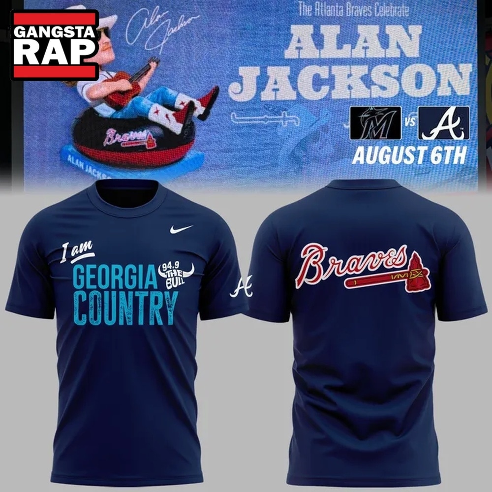 Atlanta Braves Alan Jackson Celebration Night 2026 Limited Edition 3D Shirt , Music Trend Shirt Atlanta Braves Alan Jackson Celebration Night 2026 Limited Edition 3D Shirt , Music Trend Shirt