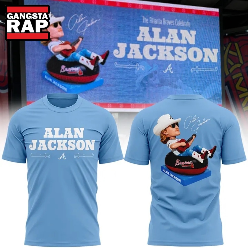 Atlanta Braves Alan Jackson Celebration Night 2026 T Shirt , Music Trend Shirt Atlanta Braves Alan Jackson Celebration Night 2026 T Shirt , Music Trend Shirt