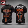 Auburn Tigers NCAA Jesus Won New Design 3D Shirt , NCAA 3D Shirt 3 Auburn Tigers NCAA Jesus Won New Design 3D Shirt , NCAA 3D Shirt Auburn Tigers Ncaa Jesus Won New Design 3D Shirt