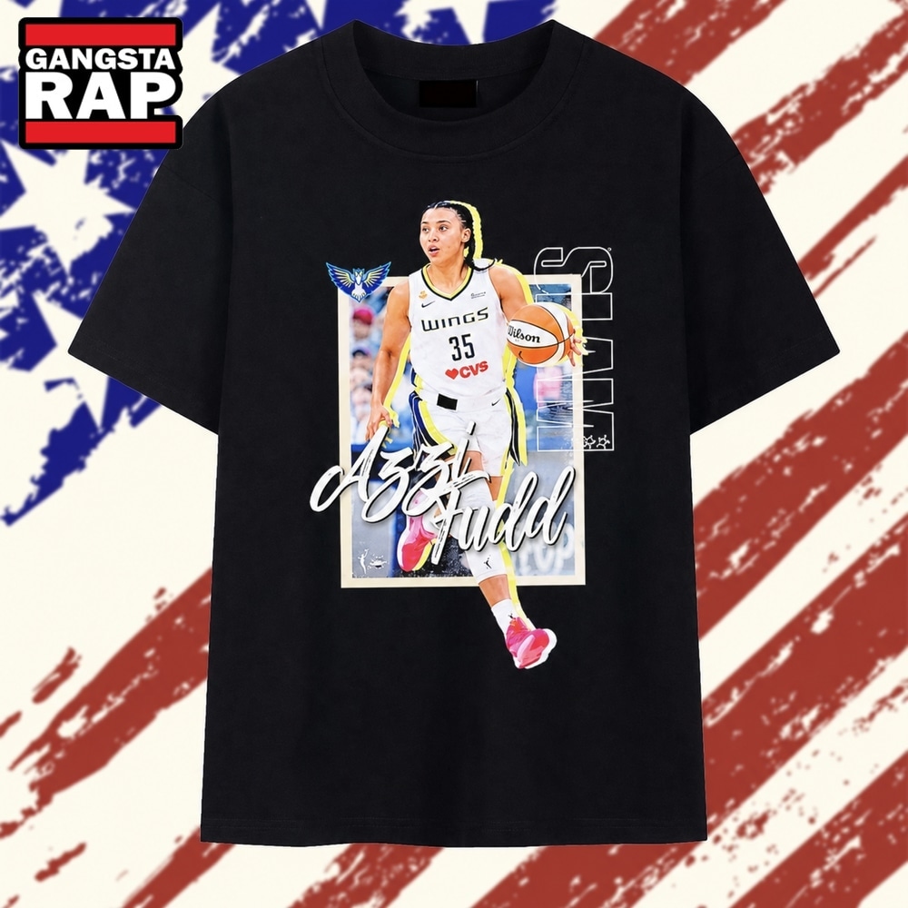 Azzi Fudd Dallas Wings 35 Slam Magazine cover T Shirt , Trending 2D Shirt Azzi Fudd Dallas Wings 35 Slam Magazine cover T Shirt , Trending 2D Shirt