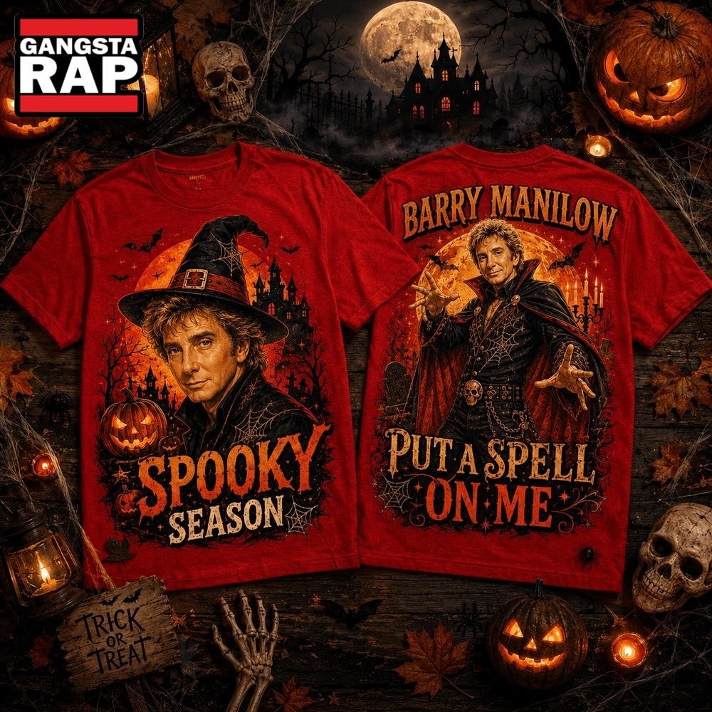 Barry Manilow Witch Hat Pumpkin Moon Halloween Nights and Spooky Season 3D Shirt , Music Trending 3D Shirt Barry Manilow Witch Hat Pumpkin Moon Halloween Nights And Spooky Season 3D Shirt