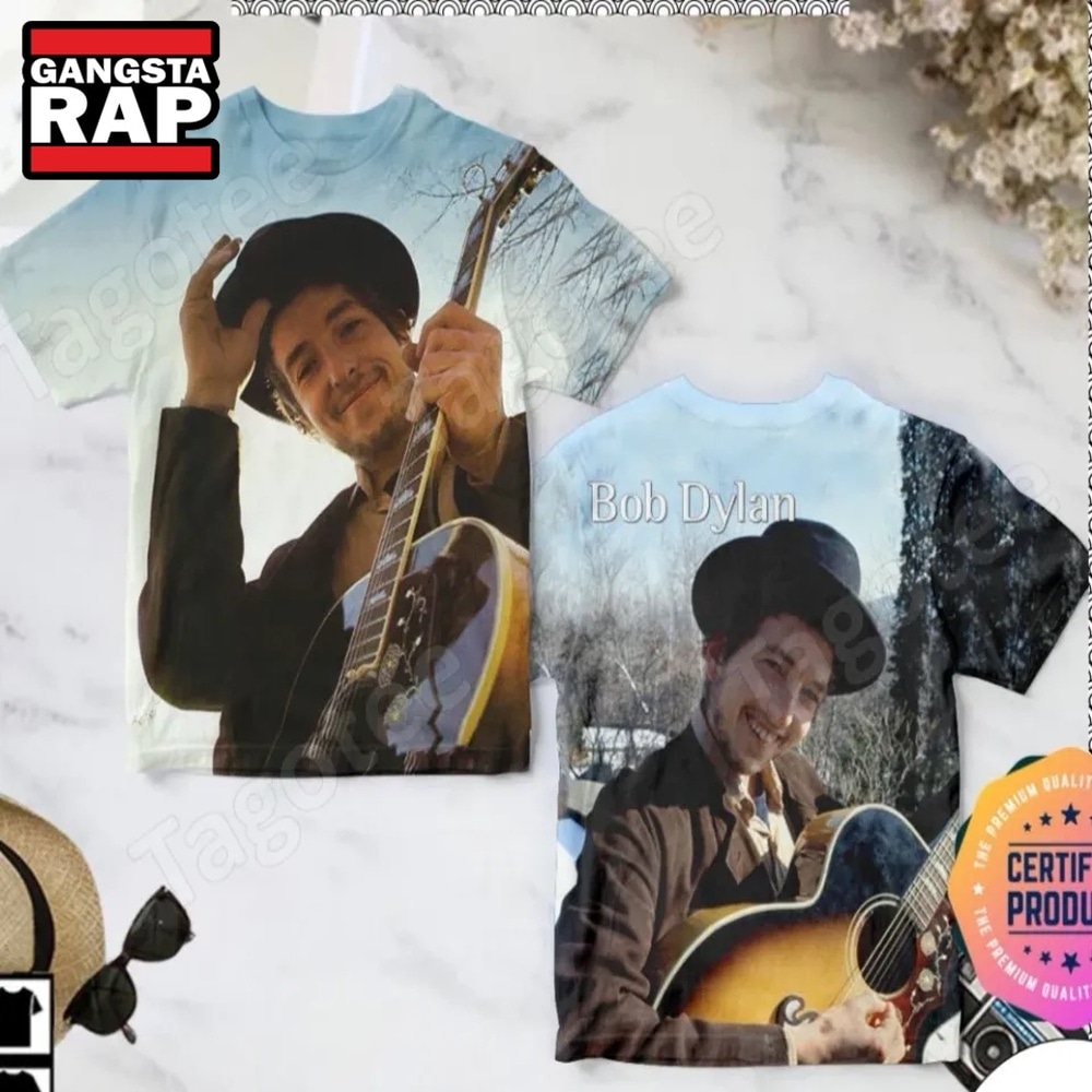 Bob Dylan Nashville Skyline Album Cover AOP 3D T Shirt , Music Trending 3D Shirt Bob Dylan Nashville Skyline Album Cover Aop 3D T Shirt
