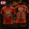 Bob Dylan Rough And Rowdy Ways World Wide Tour 2026 T Shirt, Trending 3D Music Shirt Bob Dylan Rough And Rowdy Ways World Wide Tour 2026 T Shirt
