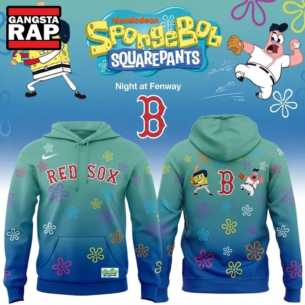 Boston Red Sox x SpongeBob SquarePants Night at Fenway 2026 Hoodie, Trending 3D Music Shirt Boston Red Sox x SpongeBob SquarePants Night at Fenway 2026 Hoodie, Trending 3D Music Shirt