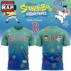 Boston Red Sox x SpongeBob SquarePants Night at Fenway 2026 T Shirt, Trending 3D Music Shirt Boston Red Sox X Spongebob Squarepants Night AT Fenway 2026 T Shirt