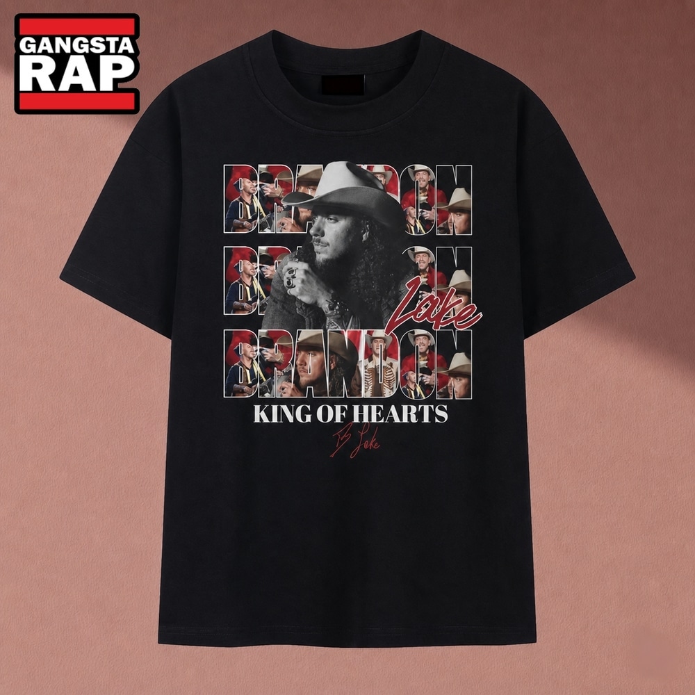 Brandon Lake King Of Hearts Photo Collage Vintage T Shirt, Music 2D Shirt Brandon Lake King Of Hearts Photo Collage Vintage T Shirt, Music 2D Shirt