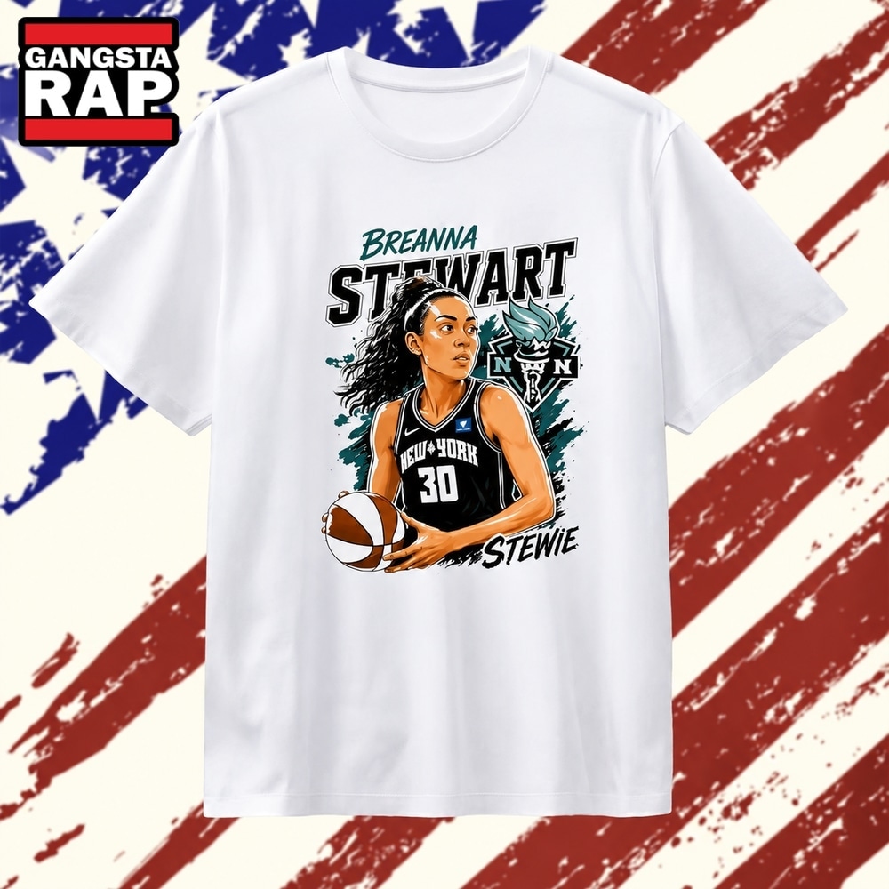 Breanna Stewart New York Liberty Stewie 30 T Shirt , Trending 2D Shirt Breanna Stewart New York Liberty Stewie 30 T Shirt