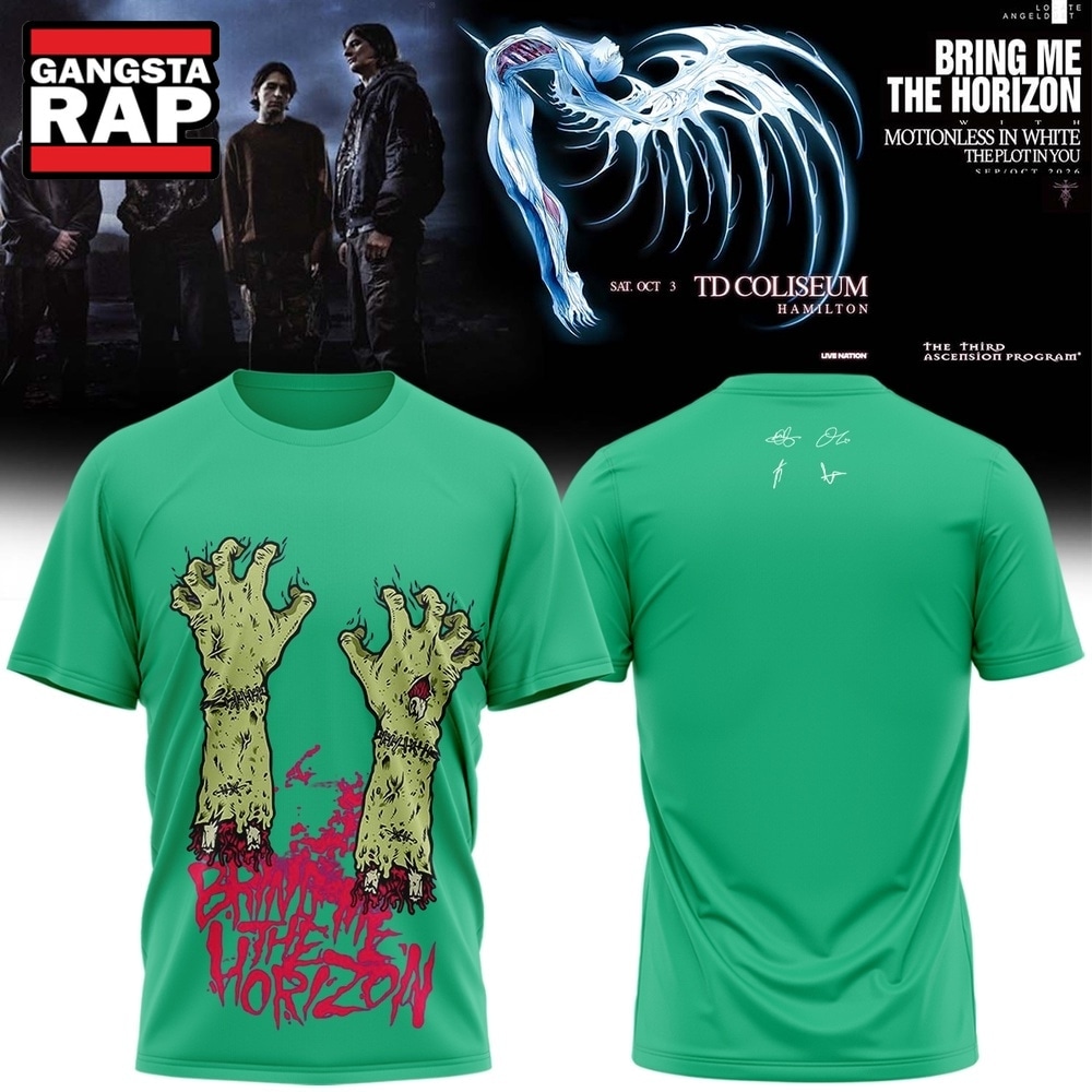 Bring Me the Horizon Music Signature 2026 3D Shirt, Trending 3D Music Shirt Bring ME The Horizon Music Signature 2026 3D Shirt
