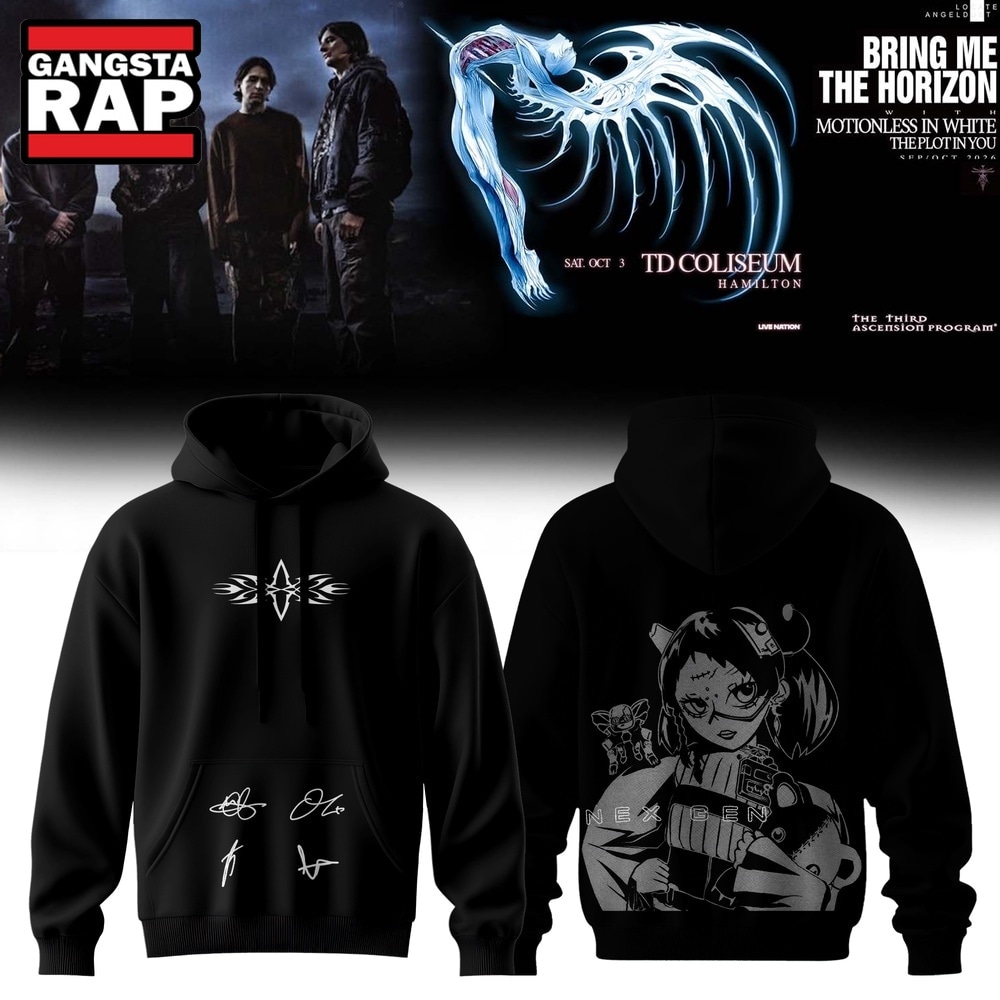 Bring Me the Horizon Music Signature 2026 New Design Hoodie, Trending 3D Music Shirt Bring ME The Horizon Music Signature 2026 New Design Hoodie