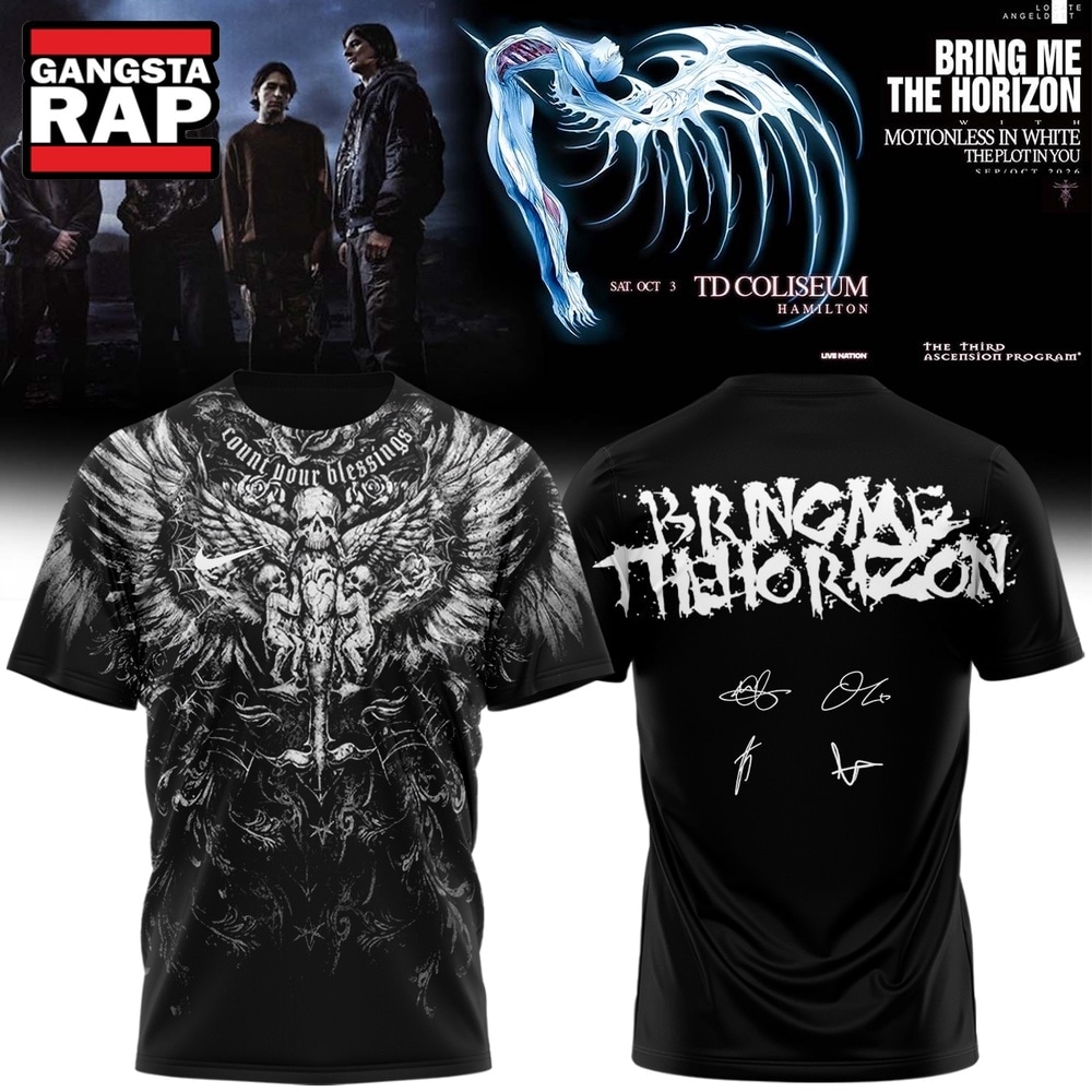 Bring Me the Horizon Music Signature 2026 New Design T Shirt, Trending 3D Music Shirt Bring Me the Horizon Music Signature 2026 New Design T Shirt, Trending 3D Music Shirt