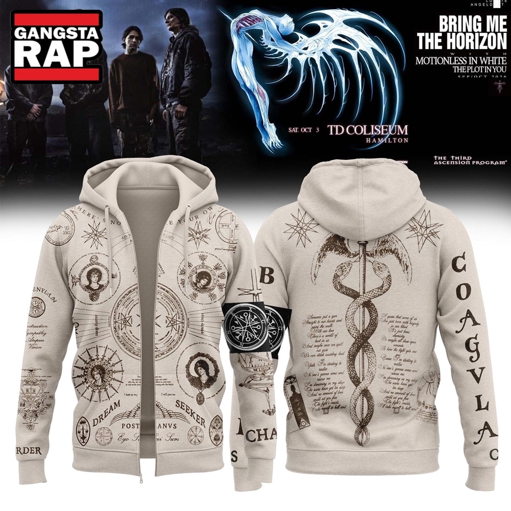 Bring Me the Horizon Music Signature 2026 Zipper Hoodie, Trending 3D Music Shirt Bring Me the Horizon Music Signature 2026 Zipper Hoodie, Trending 3D Music Shirt