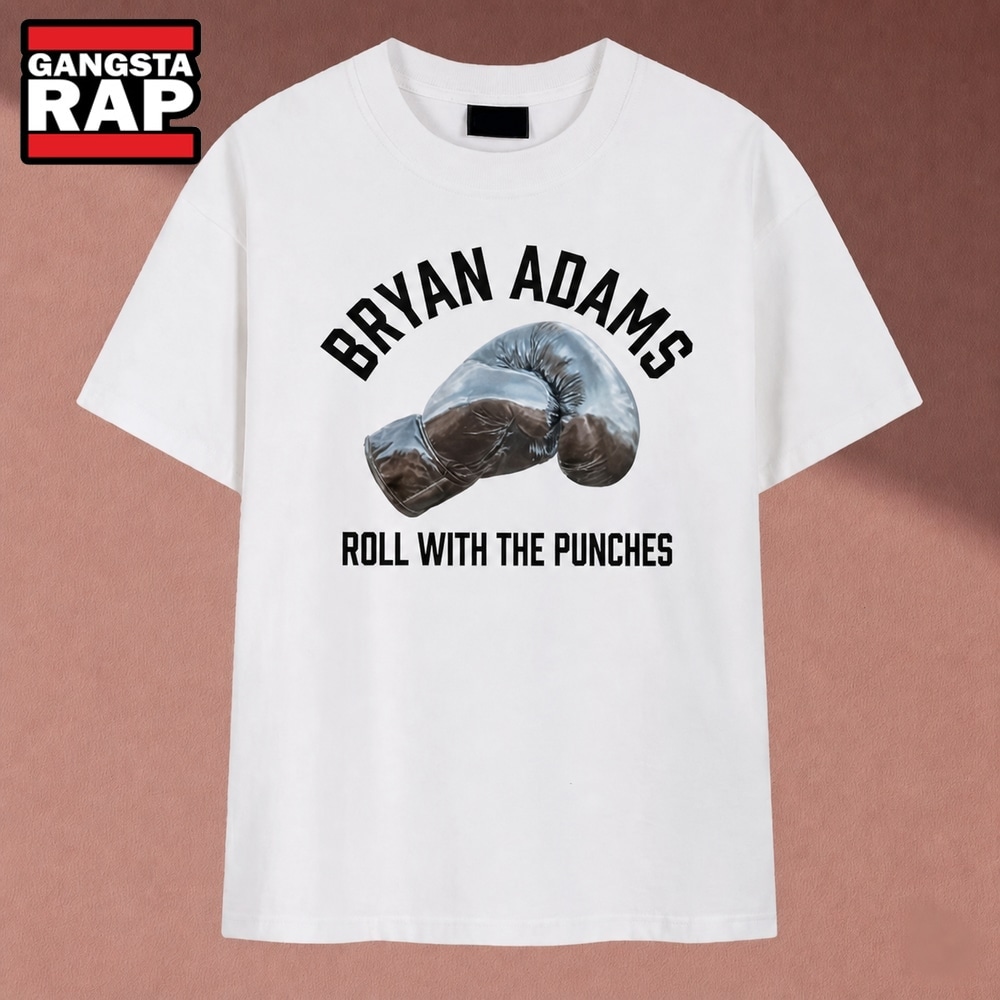 Bryan Adams Roll With The Punches Boxing Glove T Shirt, Music 2D Shirt Bryan Adams Roll With The Punches Boxing Glove T Shirt, Music 2D Shirt