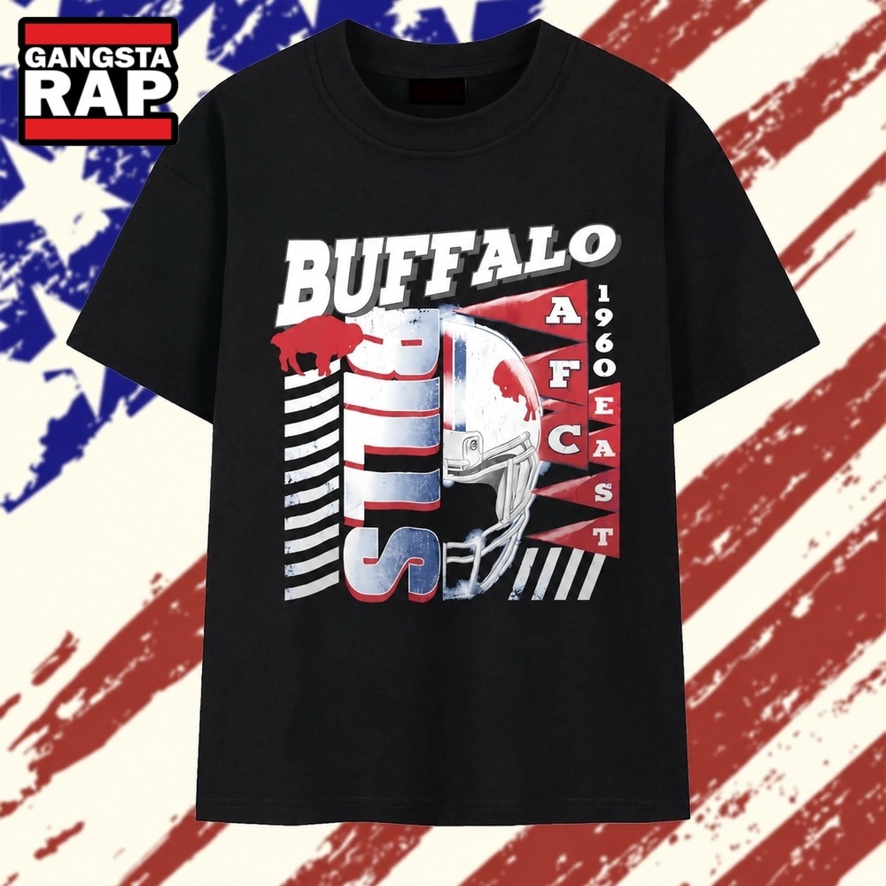 Buffalo Bills AFC East 1960 logo T Shirt, Trending 2D Shirt Buffalo Bills Afc East 1960 Logo T Shirt