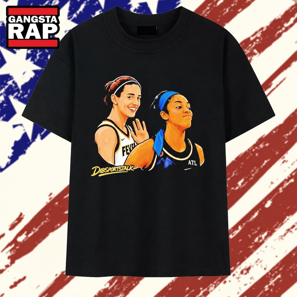 Caitlin Clark Indiana Fever and Rhyne Howard Atlanta Dream T Shirt, Trending 2D Shirt Caitlin Clark Indiana Fever and Rhyne Howard Atlanta Dream T Shirt, Trending 2D Shirt