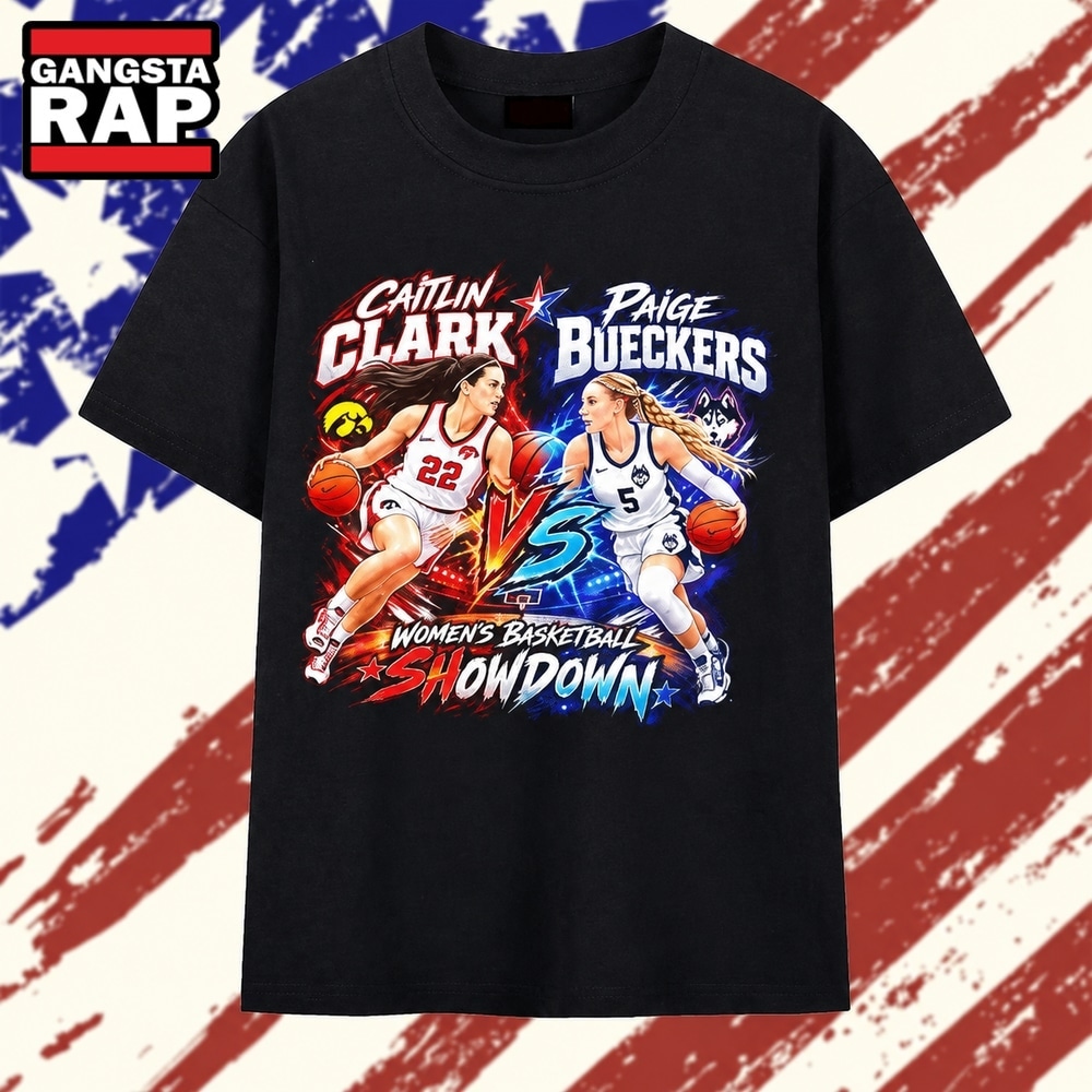 Caitlin Clark vs Paige Bueckers Women’s Basketball Showdown T Shirt, Trending 2D Shirt Caitlin Clark vs Paige Bueckers Women’s Basketball Showdown T Shirt, Trending 2D Shirt