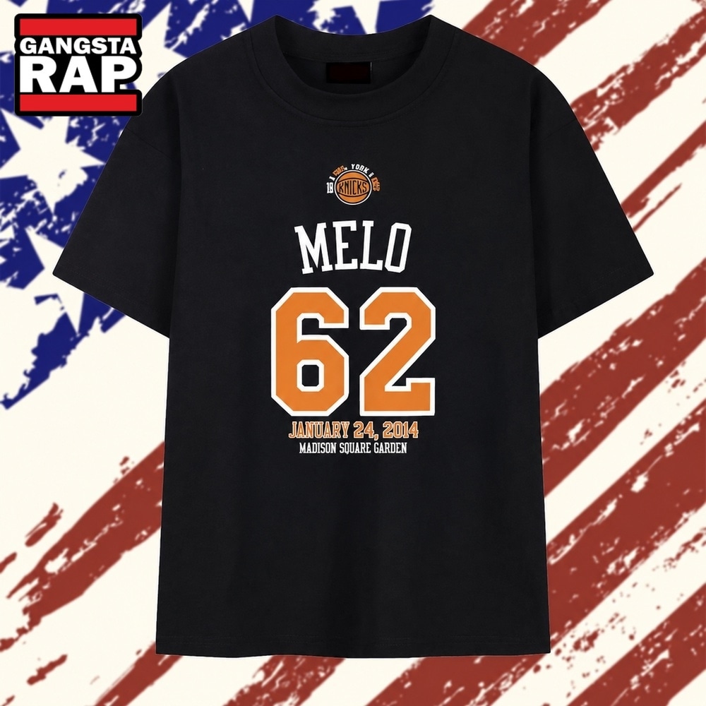 Carmelo Anthony 62 New York Knicks January 24 2014 T Shirt , Trending 2D Shirt Carmelo Anthony 62 New York Knicks January 24 2014 T Shirt , Trending 2D Shirt