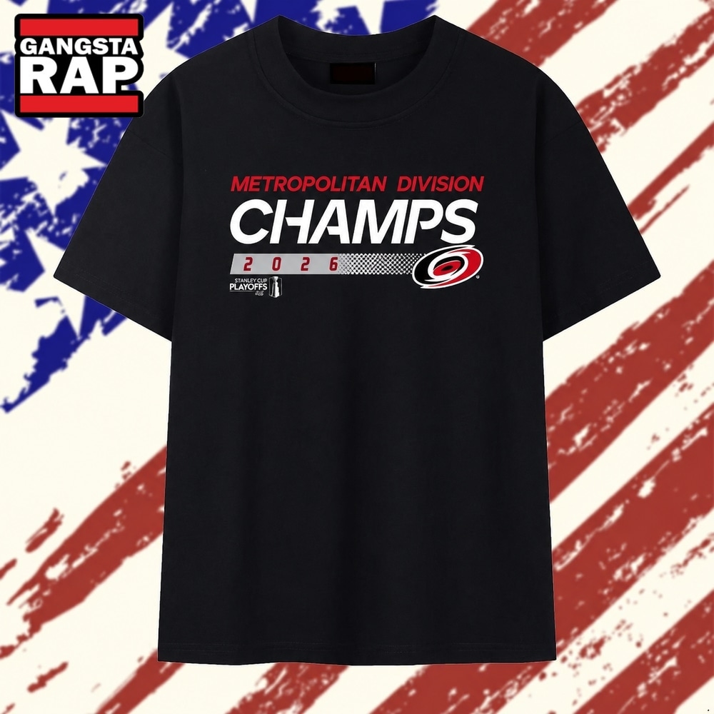 Carolina Hurricanes 2026 Metropolitan Division Champions T Shirts , Trending 2D Shirt Carolina Hurricanes 2026 Metropolitan Division Champions T Shirts , Trending 2D Shirt