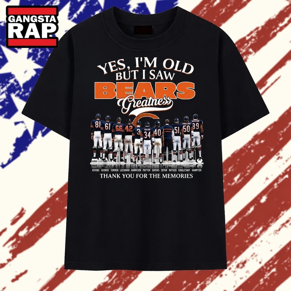 Chicago Bears Greatness Legends Signatures Vintage Graphic T Shirt , Vintage Trending Shirt Chicago Bears Greatness Legends Signatures Vintage Graphic T Shirt