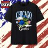 Chicago Cubs National League Floral Rose T Shirt, Trending 2D Shirt Chicago Cubs National League Floral Rose T Shirt
