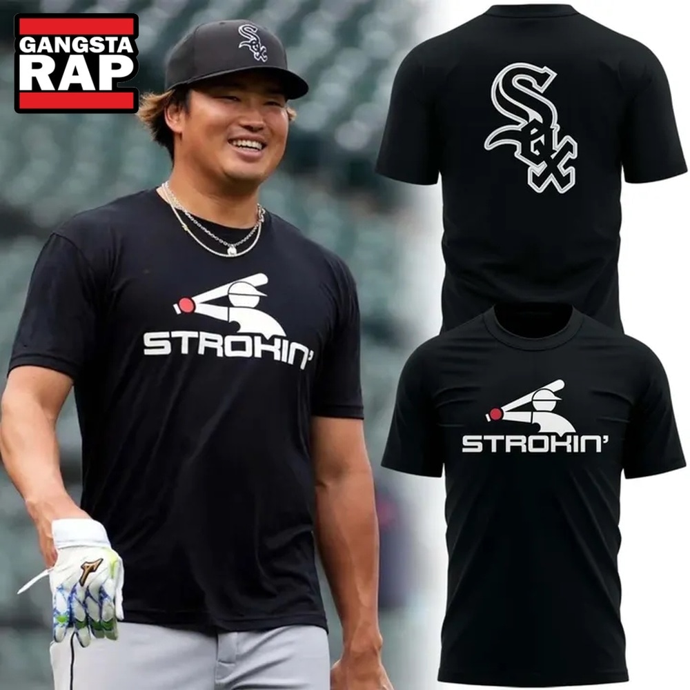 Chicago White Sox Strokin Limited Edition T Shirt , Trending 3D Music Shirt Chicago White Sox Strokin Limited Edition T Shirt