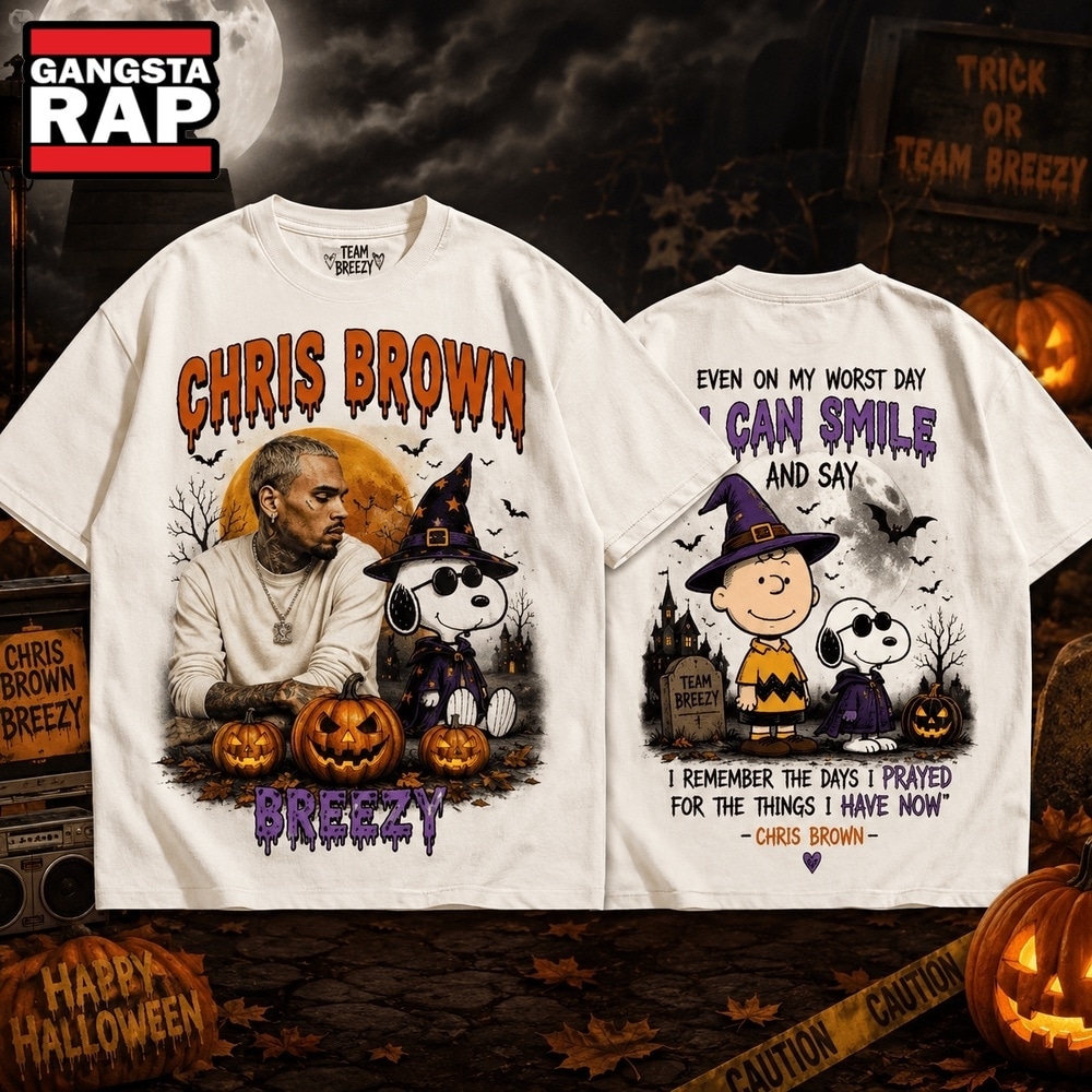 Chris Brown Snoopy Halloween Haunted Vibes 3D Shirt, Trending 3D Music Shirt Chris Brown Snoopy Halloween Haunted Vibes 3D Shirt, Trending 3D Music Shirt
