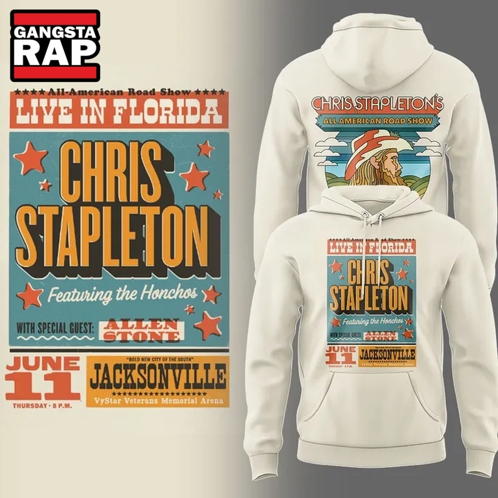 Chris Stapleton All American Road Show 2026 New Hoodie , Music Trend Shirt Chris Stapleton All American Road Show 2026 New Hoodie