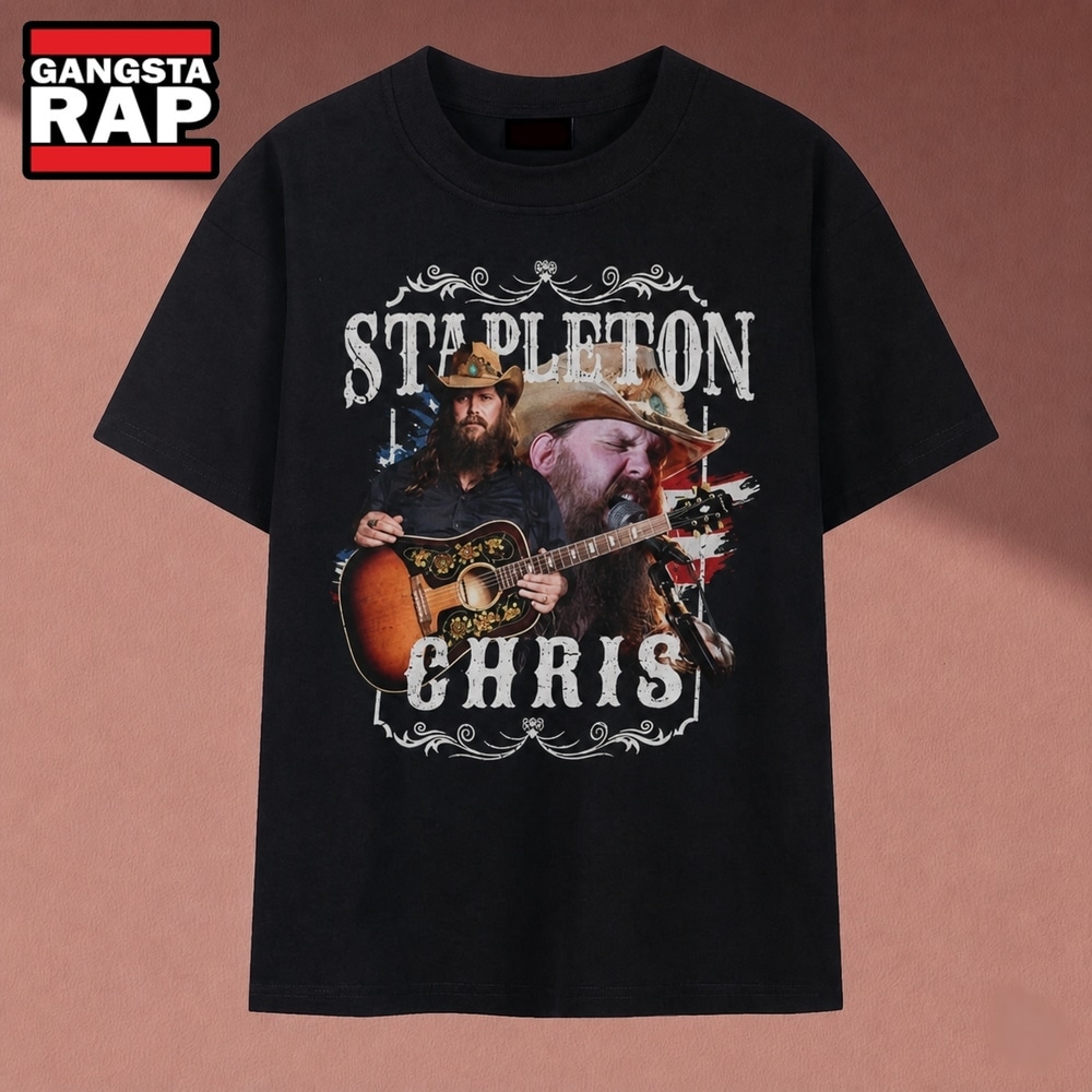 Chris Stapleton Vintage Country Rock Graphic T Shirt, Music 2D Shirt Chris Stapleton Vintage Country Rock Graphic T Shirt, Music 2D Shirt