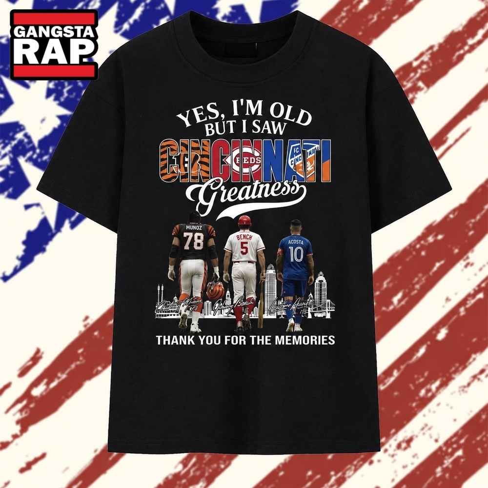 Cincinnati Sports Legends Greatness Graphic 2026 T Shirt , Vintage Trending Shirt Cincinnati Sports Legends Greatness Graphic 2026 T Shirt , Vintage Trending Shirt