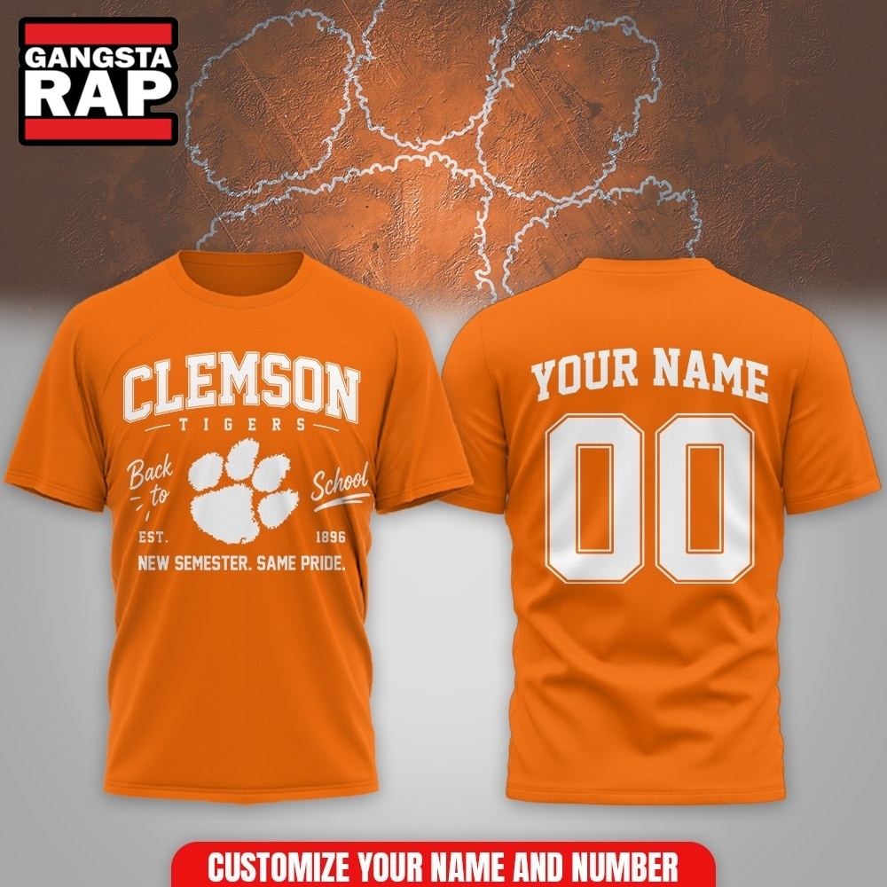 Clemson Tigers NCAA Campus Pride Back to School 2026 Personalized 3D Shirt , NCAA 3D Shirt Clemson Tigers NCAA Campus Pride Back to School 2026 Personalized 3D Shirt , NCAA 3D Shirt