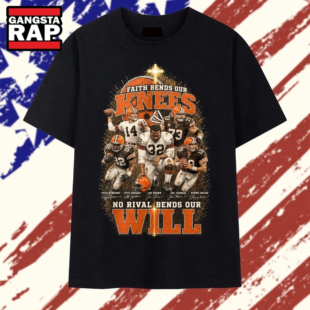 Cleveland Browns Faith Bends Our Knees Legends Signatures Football T Shirt, Trending 2D Shirt Cleveland Browns Faith Bends Our Knees Legends Signatures Football T Shirt, Trending 2D Shirt