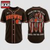 Cleveland Browns NFL Stand For The Flag Kneel For The Cross Baseball Jersey Shirt , NFL Baseball Jersey 3 Cleveland Browns NFL Stand For The Flag Kneel For The Cross Baseball Jersey Shirt , NFL Baseball Jersey Cleveland Browns Nfl Stand For The Flag Kneel For The Cross Baseball Jersey Shirt