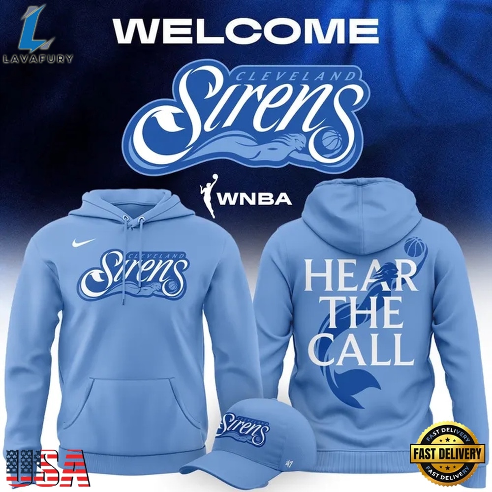 Cleveland Sirens 2028 WNBA Hear The Call Hoodie