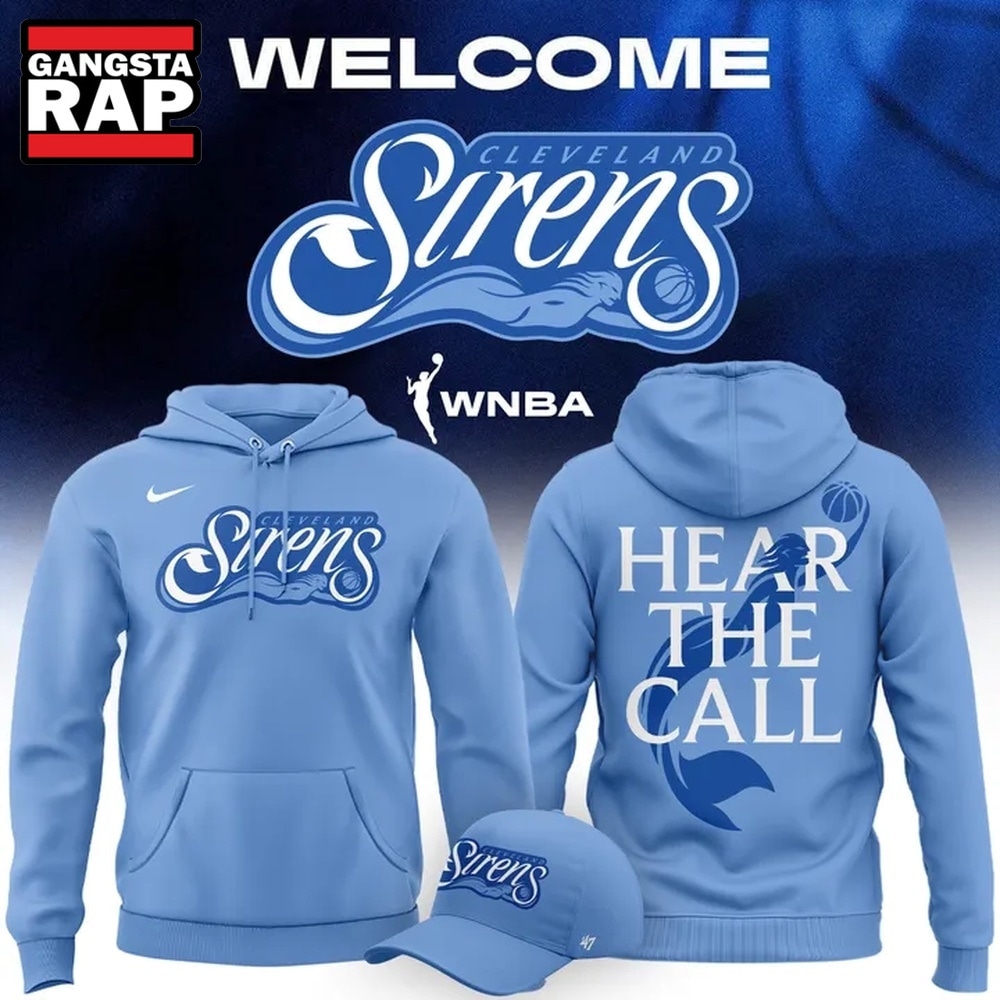 Cleveland Sirens 2028 WNBA Hear The Call Hoodie . Trending 3D Shirt Cleveland Sirens 2028 Wnba Hear The Call Hoodie