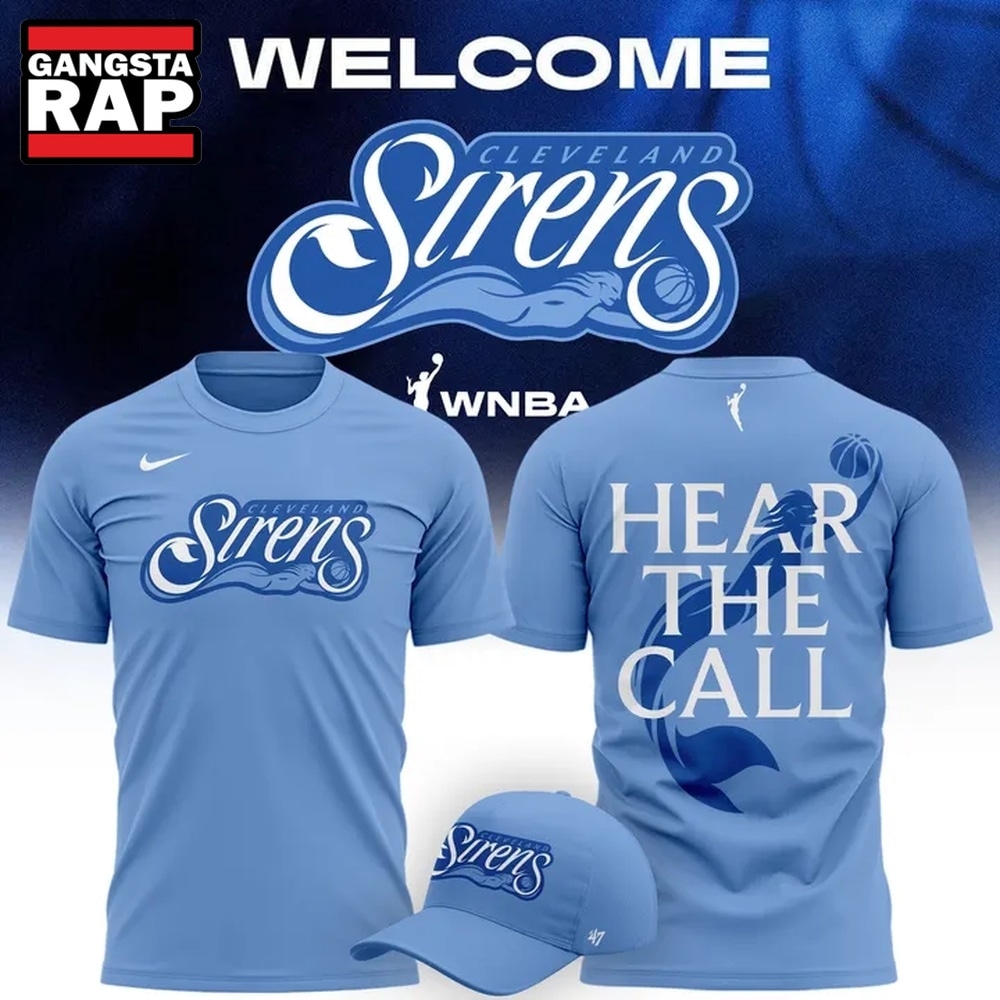 Cleveland Sirens 2028 WNBA Hear The Call T Shirt