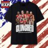 Clinched 2026 WNBA Playoffs All Stars Graphic T Shirt, Trending 2D Shirt Clinched 2026 Wnba Playoffs All Stars Graphic T Shirt