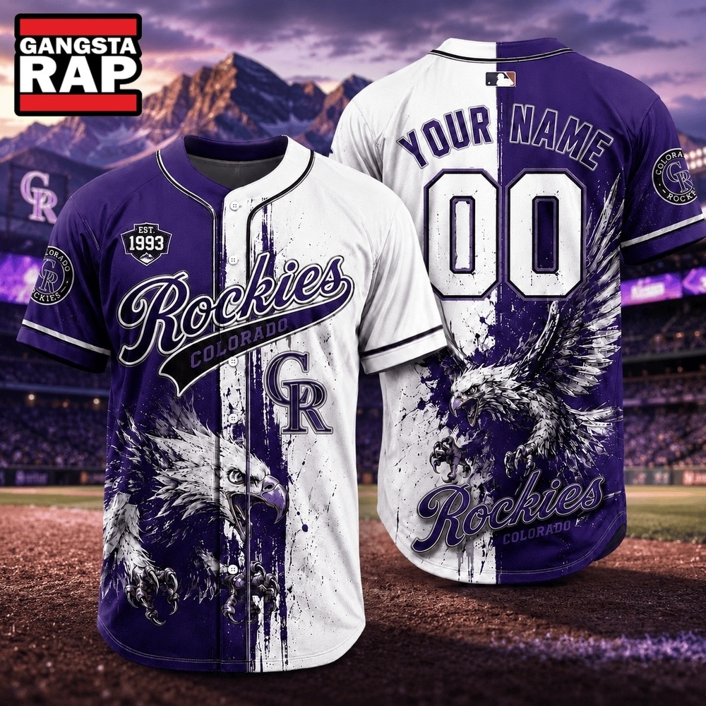 Colorado Rockies 2026 MLB Eagle America Personalized Baseball Jersey , MLB Baseball Jersey Colorado Rockies 2026 Mlb Eagle America Personalized Baseball Jersey