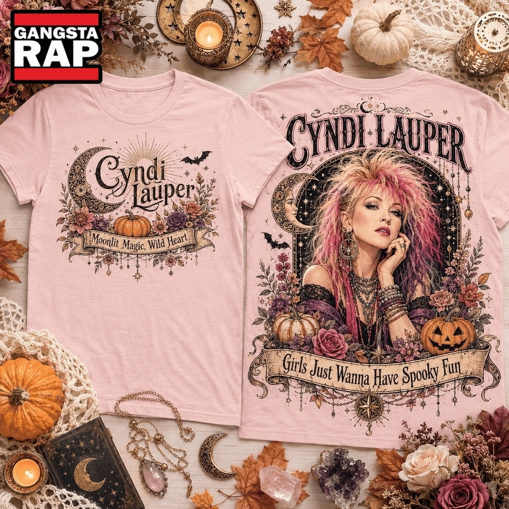 Cyndi Lauper Crystal Coven Pumpkin Collector 3D Shirt, Trending 3D Music Shirt Cyndi Lauper Crystal Coven Pumpkin Collector 3D Shirt, Trending 3D Music Shirt