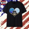 Dallas Cowboys and North Carolina Tar Heels heart to head helmet football T Shirt , Trending 2D Shirt Dallas Cowboys And North Carolina Tar Heels Heart TO Head Helmet Football T Shirt