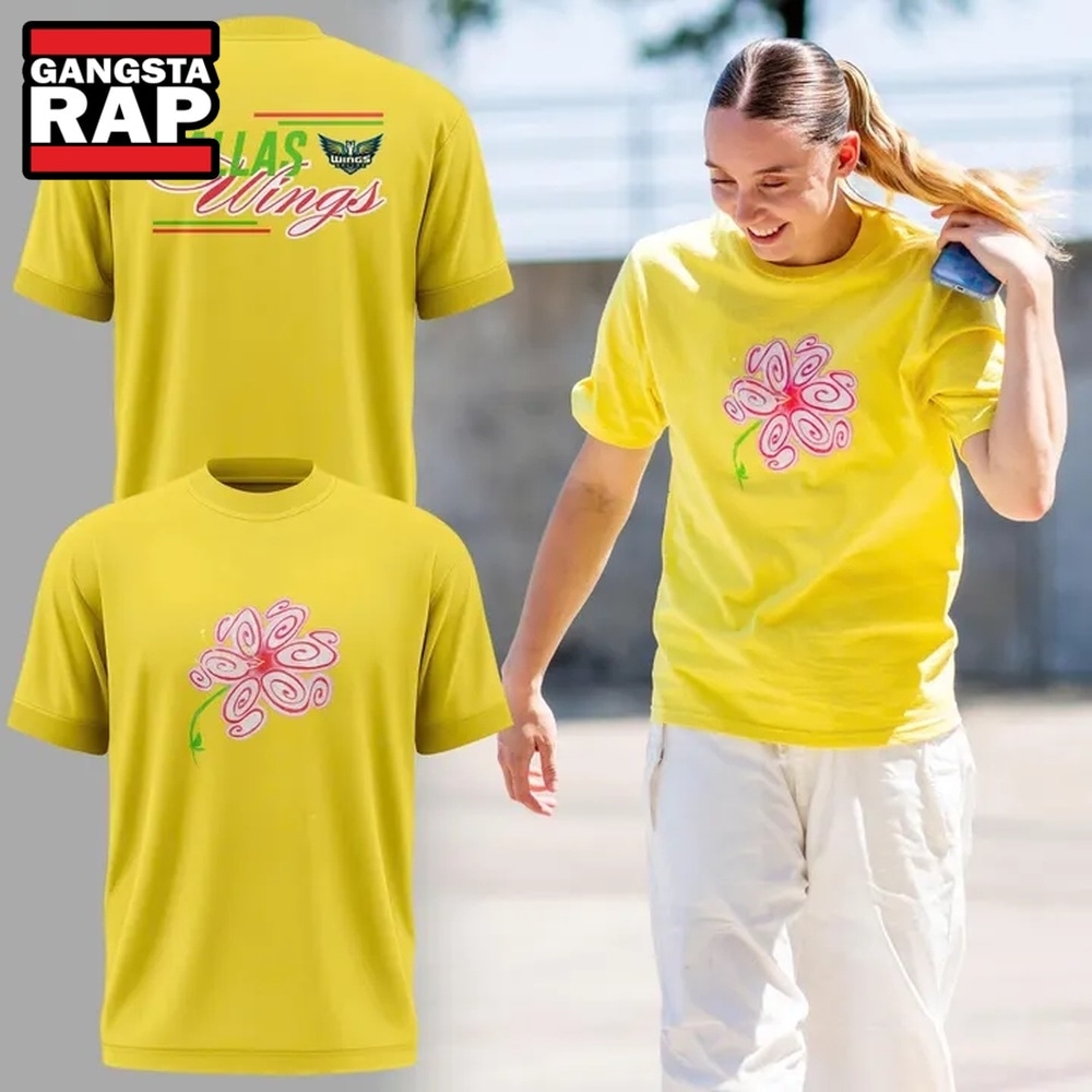 Dallas Wings S Flower 2026 Limited Edition T Shirt