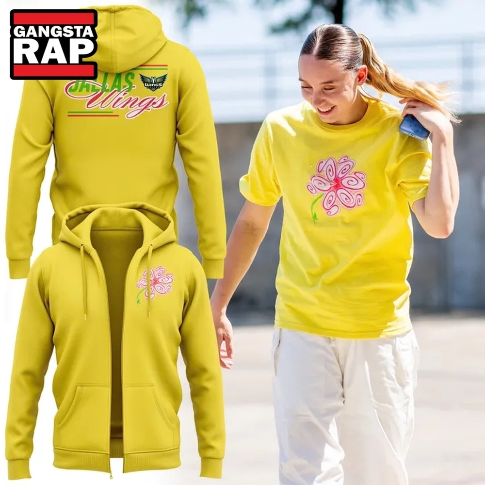 Dallas Wings S Flower 2026 Limited Edition Zipper Hoodie , Trending Design Shirt Dallas Wings S Flower 2026 Limited Edition Zipper Hoodie
