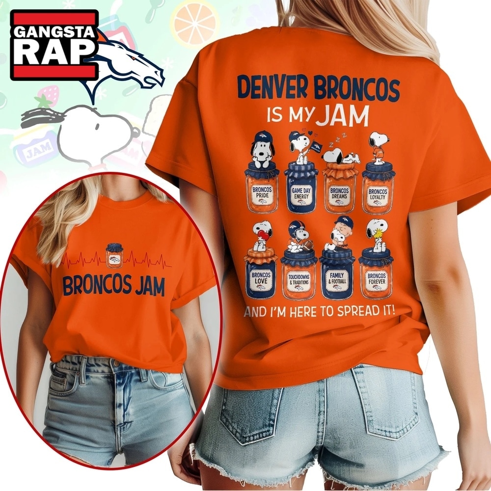 Denver Broncos NFL Jam Snoopy Peanuts Football Fan 3D Shirt, Football New Design Shirt Denver Broncos NFL Jam Snoopy Peanuts Football Fan 3D Shirt, Football New Design Shirt
