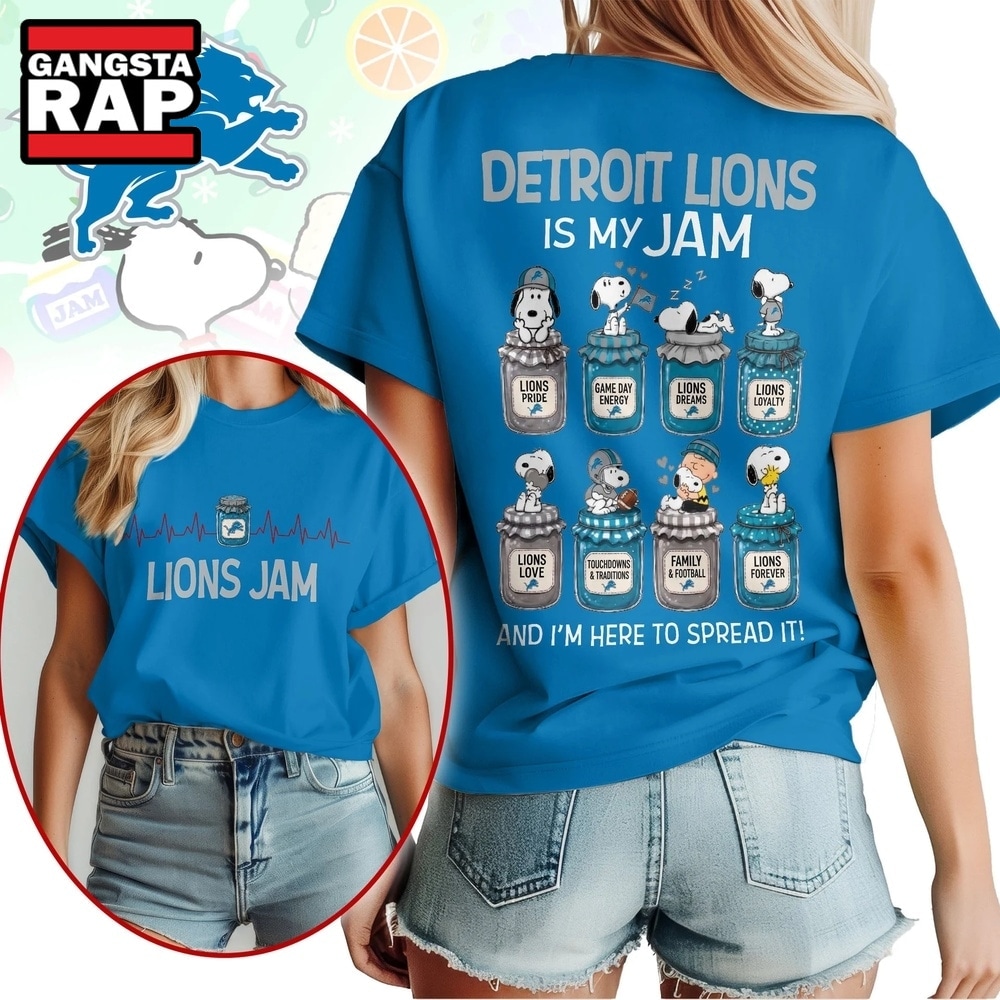 Detroit Lions NFL Jam Snoopy Peanuts Football Fan 3D Shirt, Football New Design Shirt Detroit Lions NFL Jam Snoopy Peanuts Football Fan 3D Shirt, Football New Design Shirt