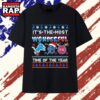 Detroit Sports Teams Logo Its The Most Wonderful Time Of The Year Christmas T Shirt , Trending 2D Shirt Detroit Sports Teams Logo Its The Most Wonderful Time OF The Year Christmas T Shirt