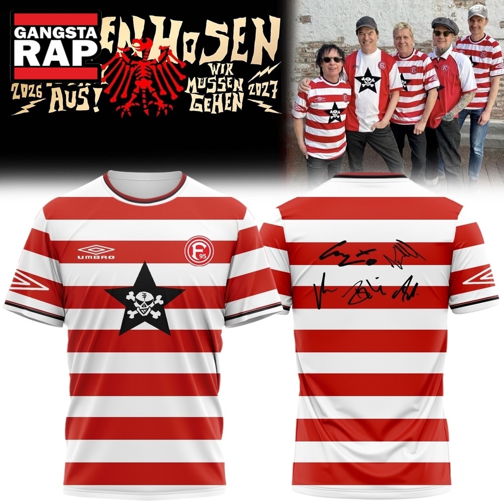 Die Toten Hosen Trink Aus Wir Müssen Gehen Tour 2026 27 Limited Edition T Shirt , Music Trending 3D Shirt Die Toten Hosen Trink Aus Wir Mussen Gehen Tour 2026 27 Limited Edition T Shirt
