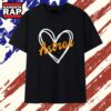 Distressed Houston Astros heart MLB baseball T Shirt, Trending 2D Shirt Distressed Houston Astros Heart Mlb Baseball T Shirt