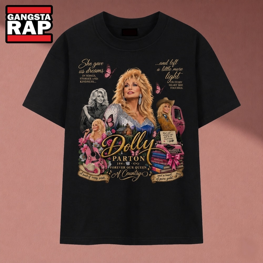 Dolly Parton Forever Our Queen Of Country Vintage Graphic T Shirt, Music 2D Shirt Dolly Parton Forever Our Queen OF Country Vintage Graphic T Shirt