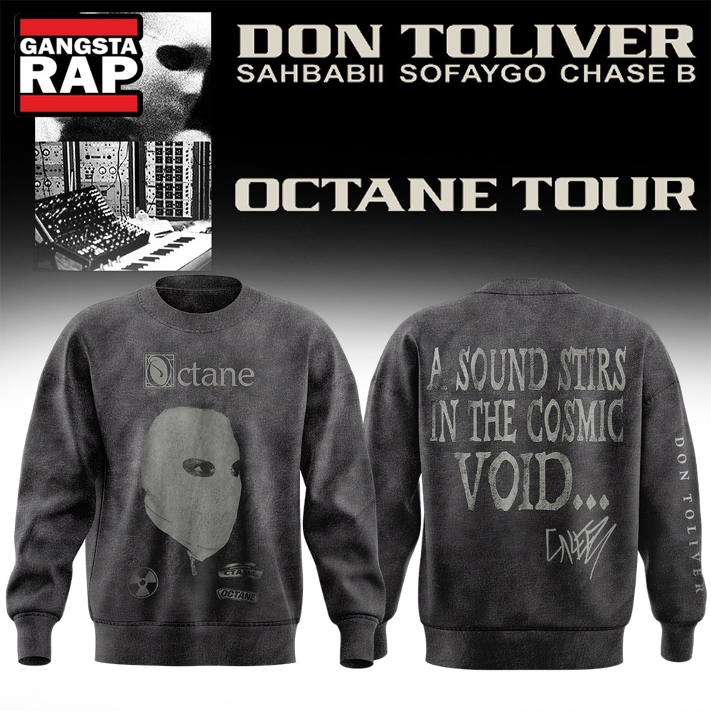 Don Toliver Octane Tour Signed 2026 Sweatshirt, Trending 3D Music Shirt Don Toliver Octane Tour Signed 2026 Sweatshirt, Trending 3D Music Shirt