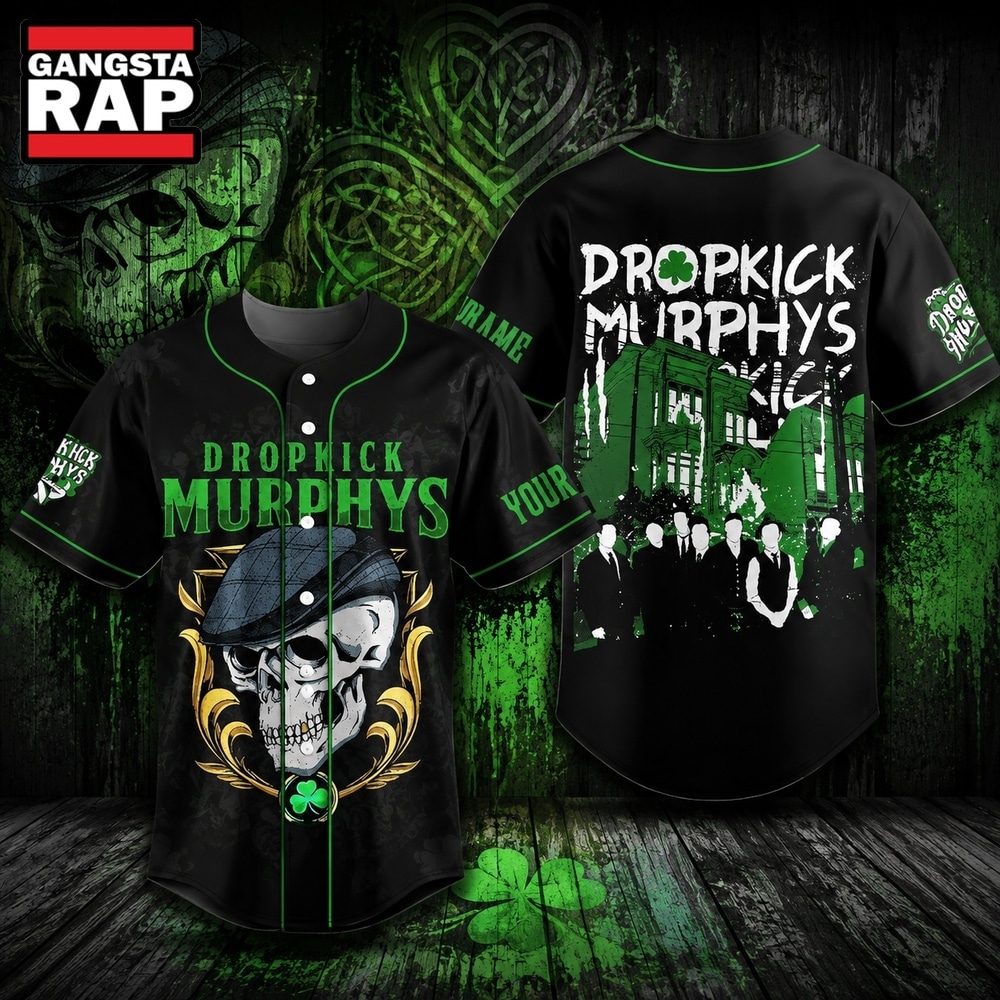Dropkick Murphys Music Love Fan Personalized Baseball Jersey , Trending Music Jersey Dropkick Murphys Music Love Fan Personalized Baseball Jersey , Trending Music Jersey