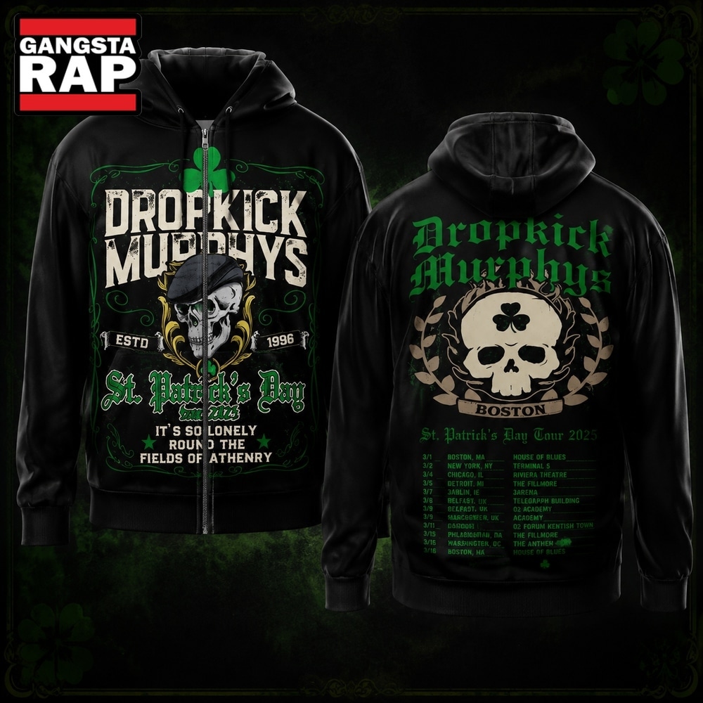 Dropkick Murphys St. Patrick’s Day It’s So Lonely Hoodie , Trending 3D Music Shirt Dropkick Murphys ST Patrick S Day IT S SO Lonely Hoodie